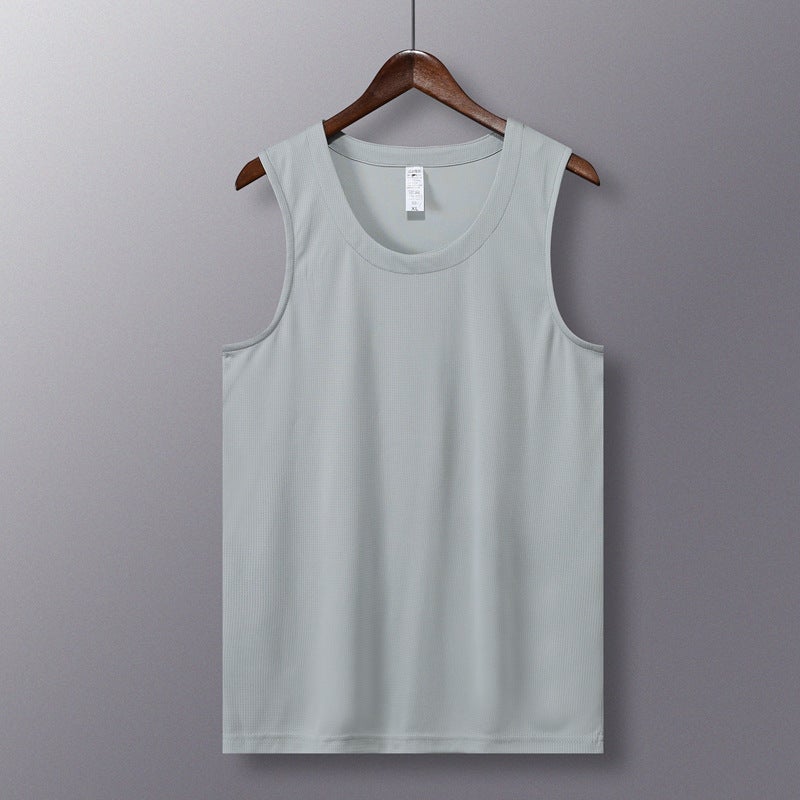 Activity Competition Loose Sports Quick-Drying Sleeveless T-Shirt Vest For Adults And Kidsren Family Tops With Logo Printed On Casual - Image 1